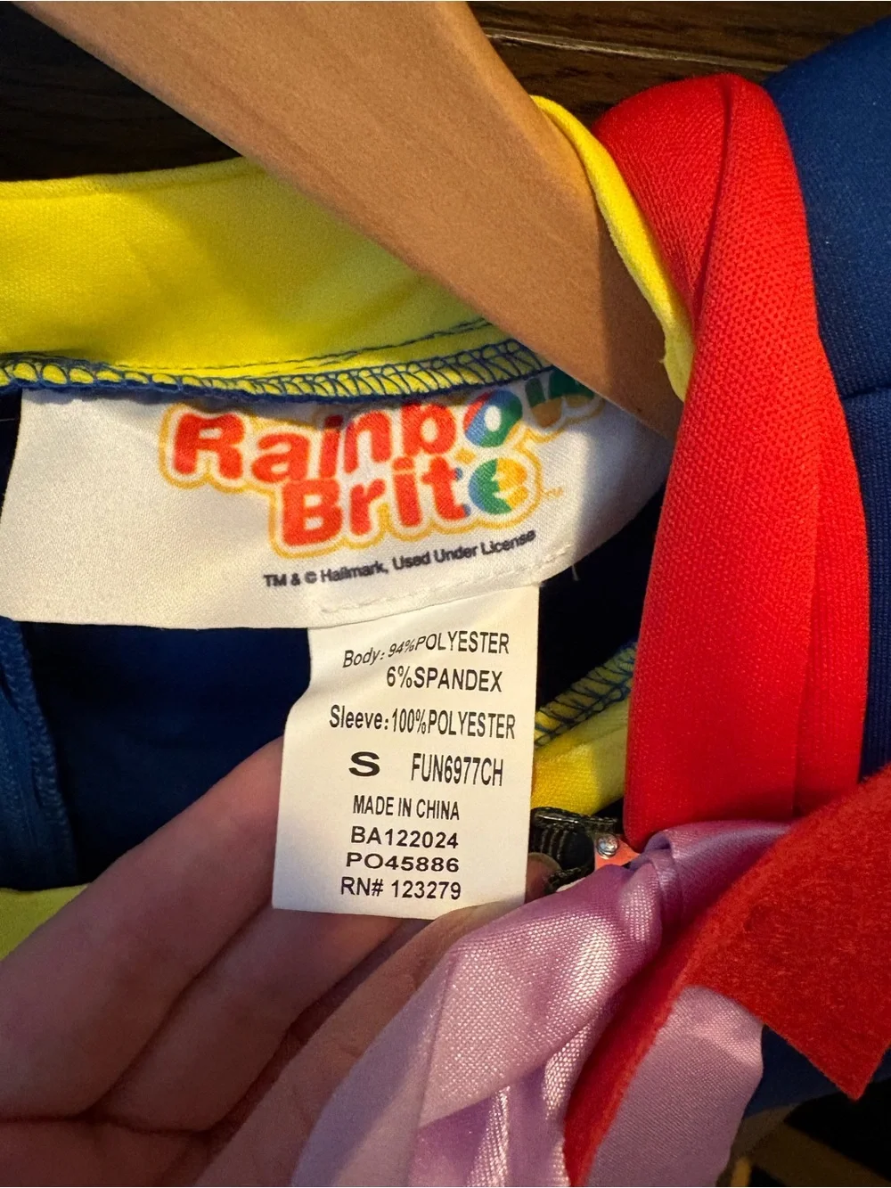 Rainbow Brite Kids Costume